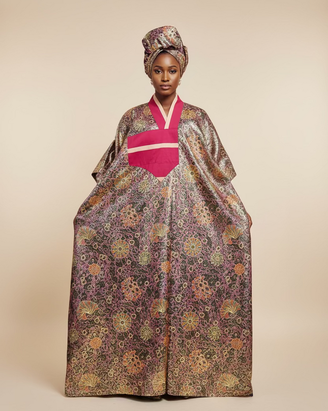 Boubou waxoké - Rouge