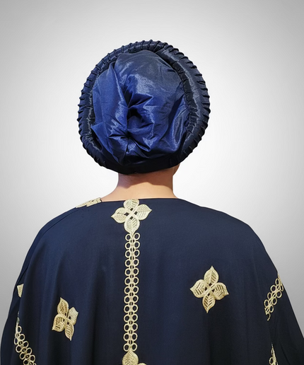 Turban perlé - Noir
