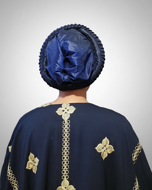 Turban perlé - Noir