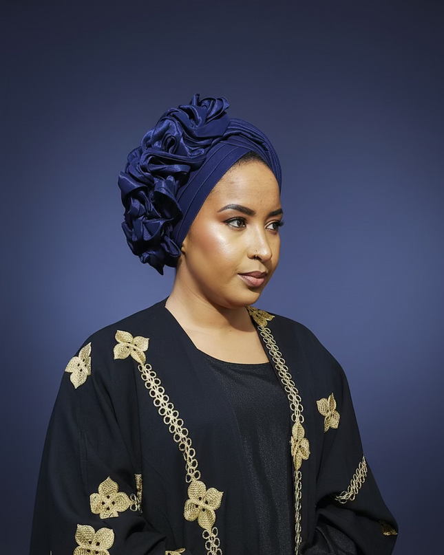 Turban excellency - Bleu nuit