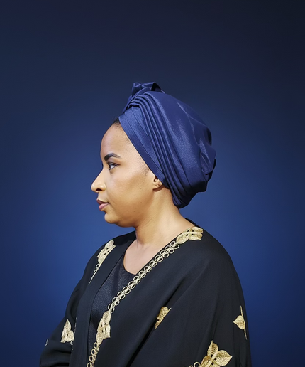 Turban excellency - Bleu nuit