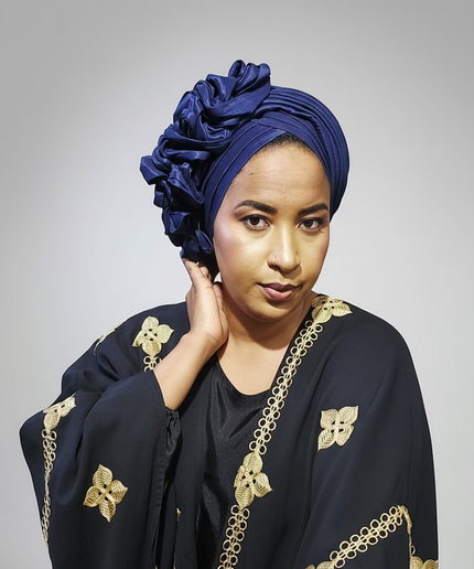 Turban excellency - Bleu nuit