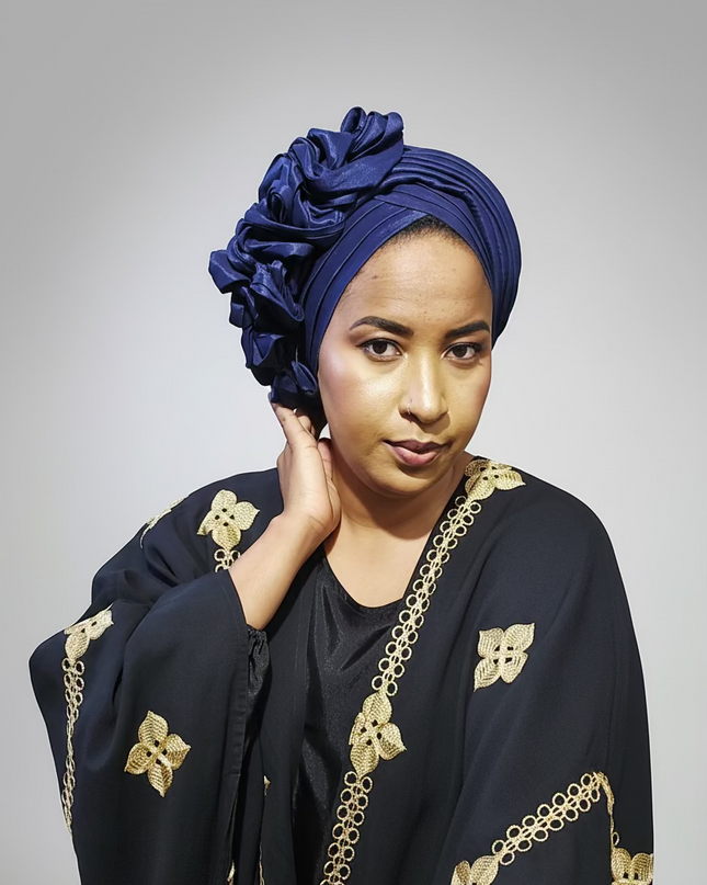 Turban excellency - Bleu nuit