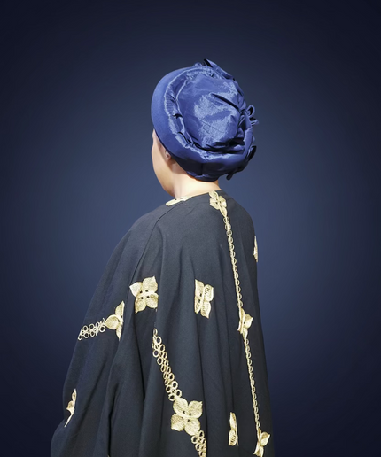 Turban excellency - Bleu nuit