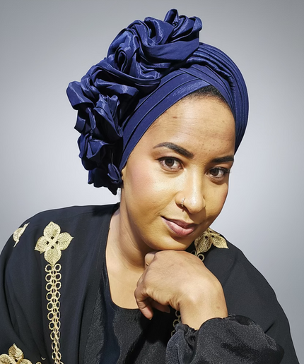Turban excellency - Bleu nuit