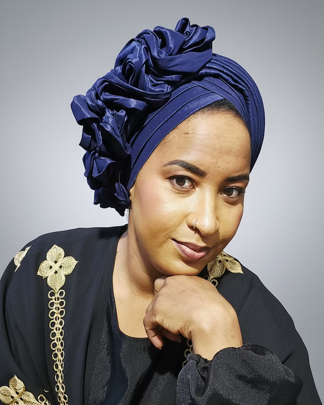 Turban excellency - Bleu nuit