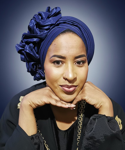 Turban excellency - Bleu nuit