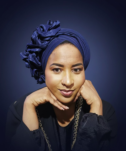 Turban excellency - Bleu nuit