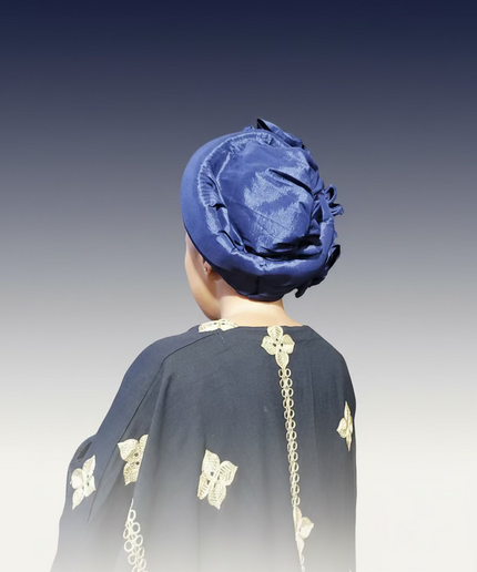 Turban excellency - Bleu nuit