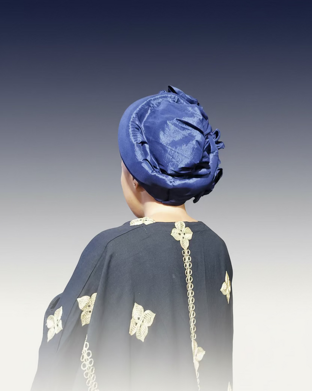 Turban excellency - Bleu nuit