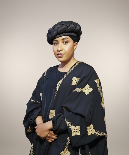 Turban torsadé - Noir