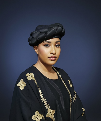Turban torsadé - Noir
