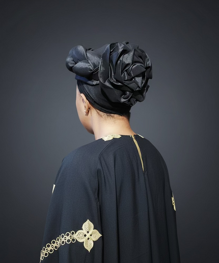 Turban torsadé - Noir