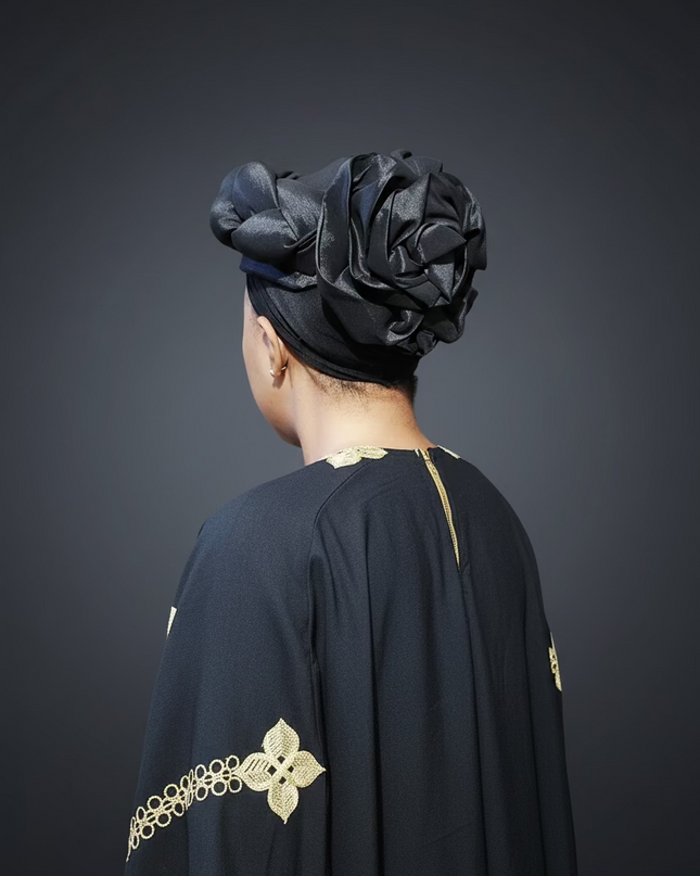 Turban torsadé - Noir