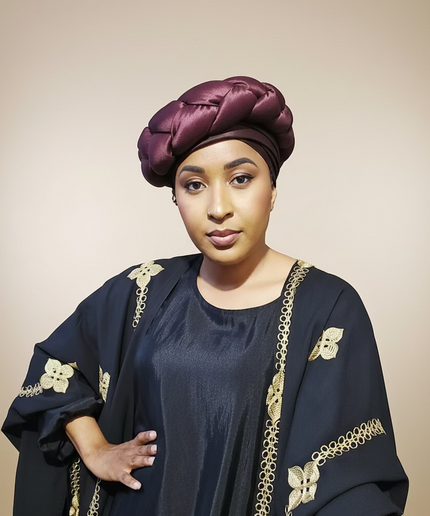 Turban torsadé - Marron