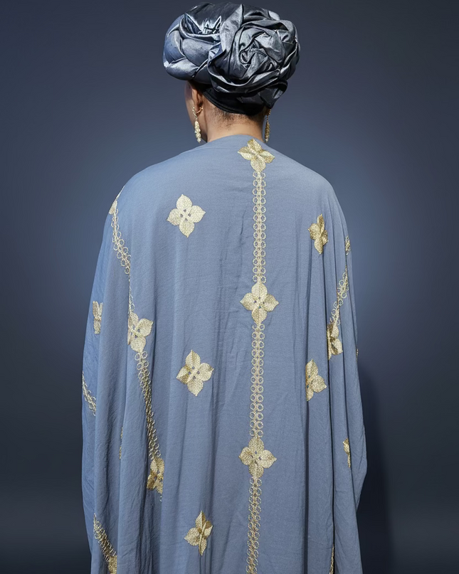 Turban torsadé - Gris