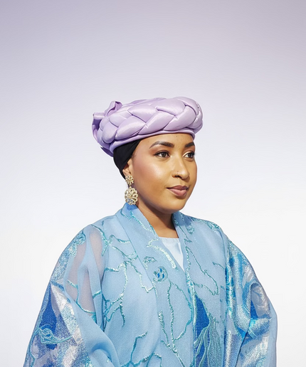 Turban torsadé - Lilas