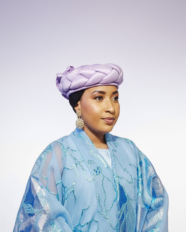 Turban torsadé - Lilas