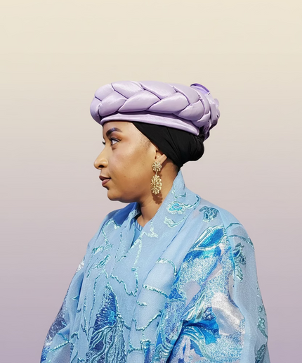 Turban torsadé - Lilas