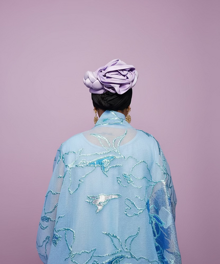 Turban torsadé - Lilas