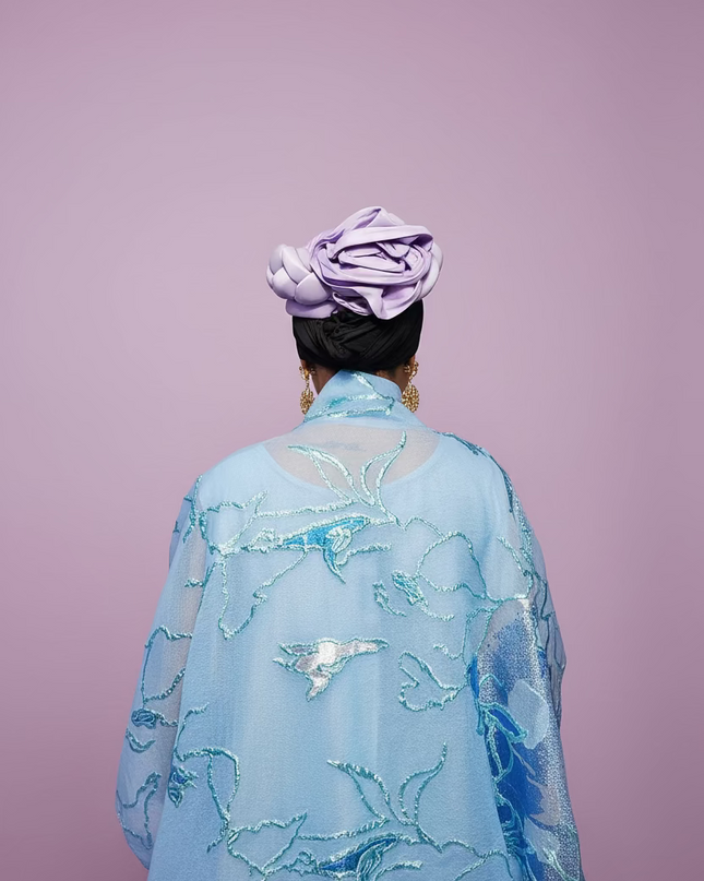 Turban torsadé - Lilas