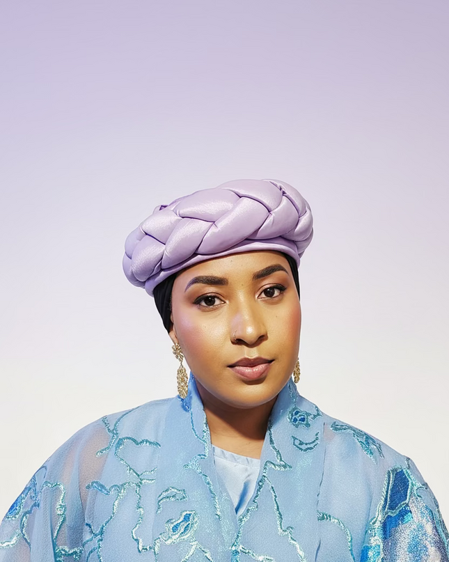 Turban torsadé - Lilas