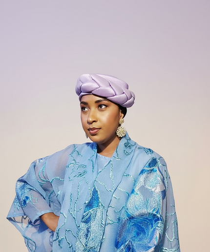 Turban torsadé - Lilas