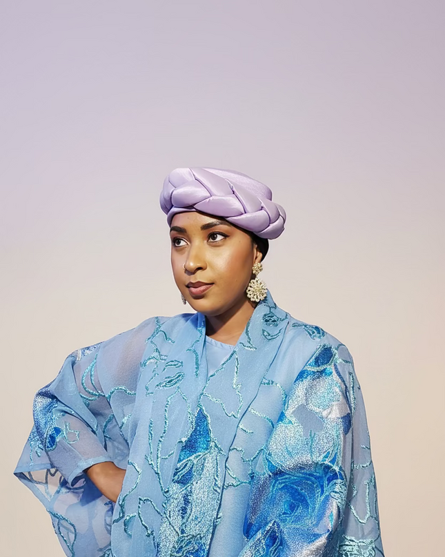 Turban torsadé - Lilas