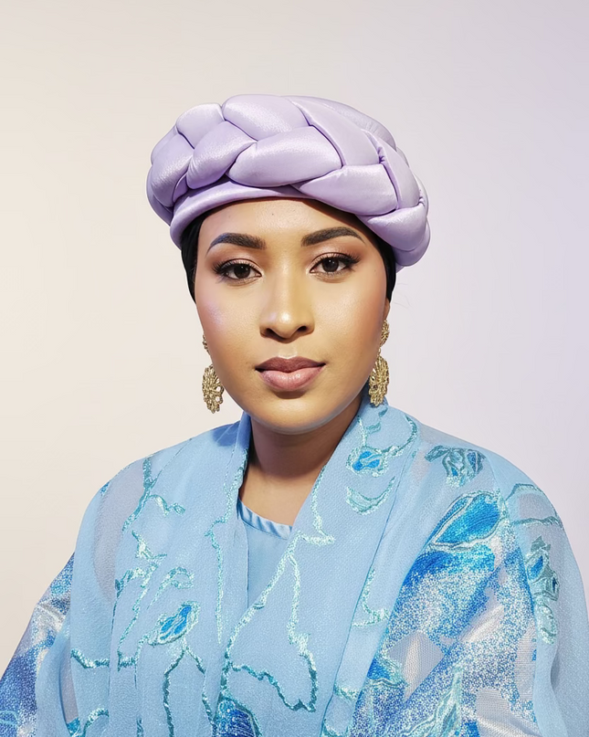 Turban torsadé - Lilas