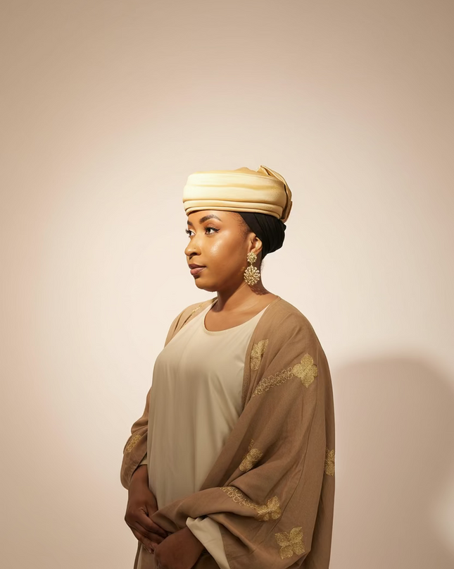 Turban plié - Gold
