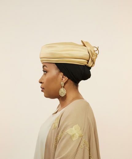 Turban plié - Gold