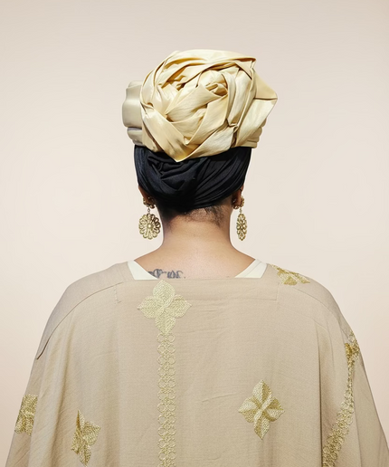 Turban plié - Gold