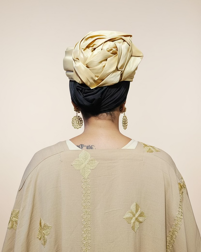 Turban plié - Gold