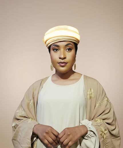 Turban plié - Gold