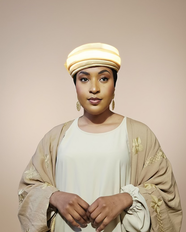 Turban plié - Gold