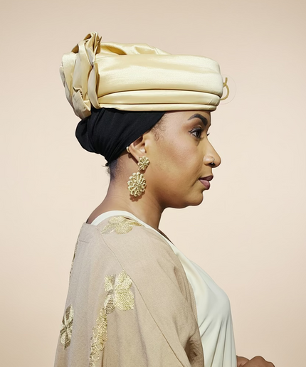 Turban plié - Gold
