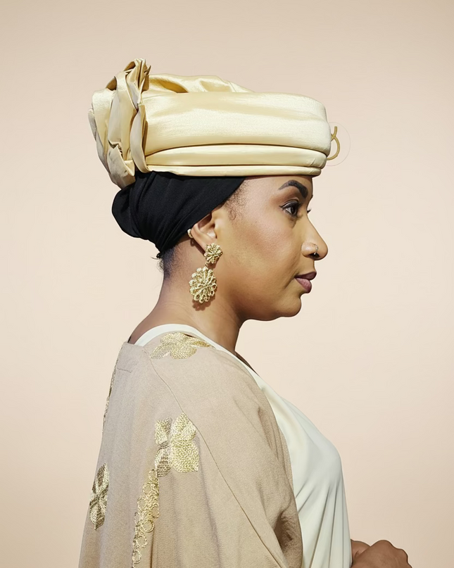 Turban plié - Gold