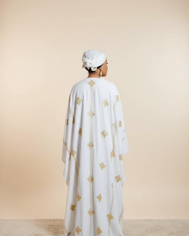 Ensemble kimono en lin - Blanc