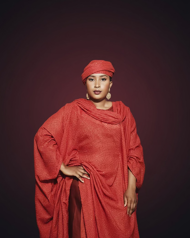 Ensemble 2pcs shimmer - Rouge