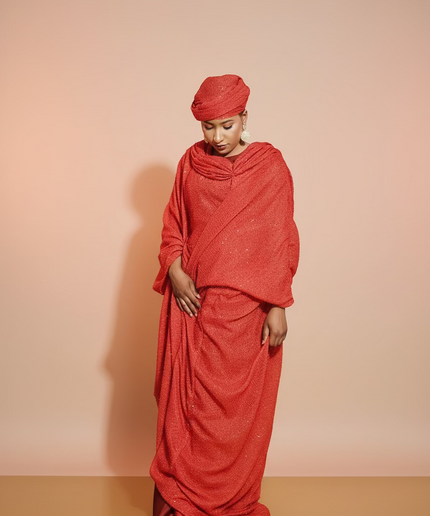 Ensemble 2pcs shimmer - Rouge