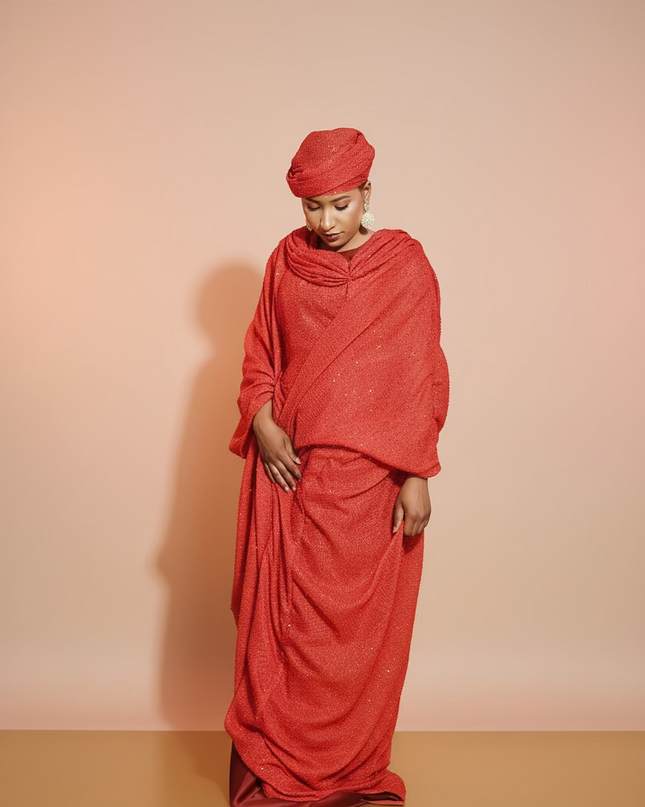 Ensemble 2pcs shimmer - Rouge