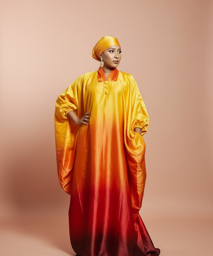 Classy boubou dégradé - Jaune