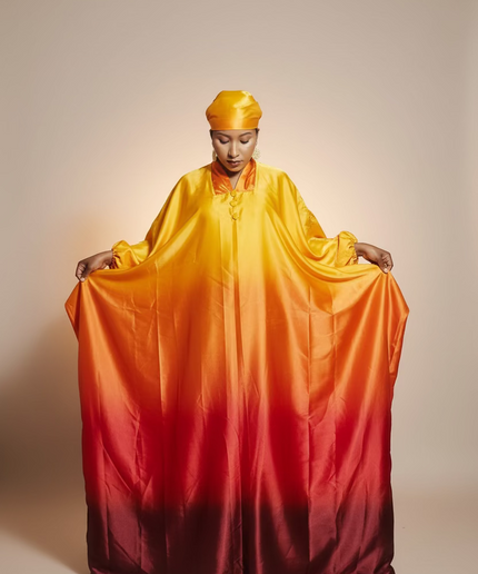 Classy boubou dégradé - Jaune
