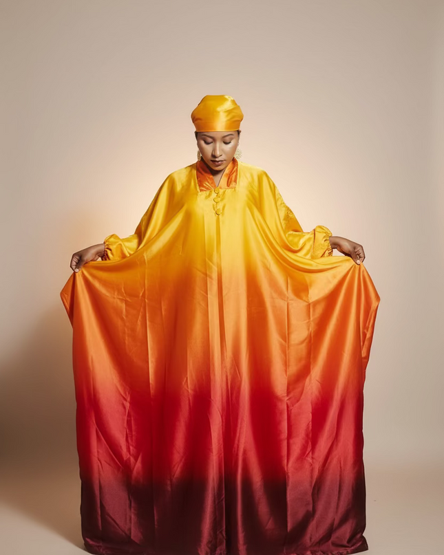 Classy boubou dégradé - Jaune