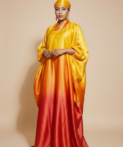 Classy boubou dégradé - Jaune
