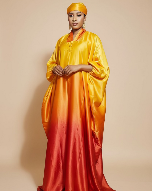 Classy boubou dégradé - Jaune