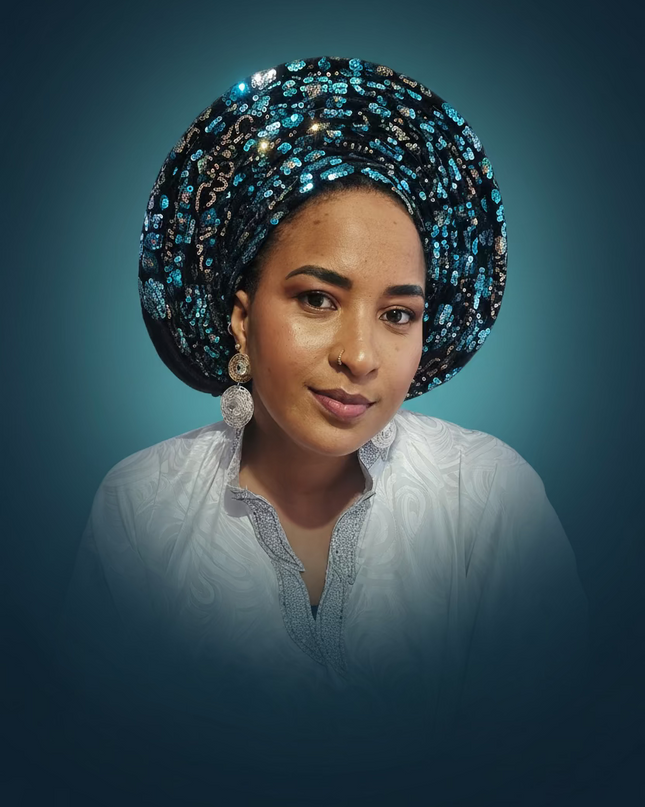 Chapeau nigérian - Bleu noir