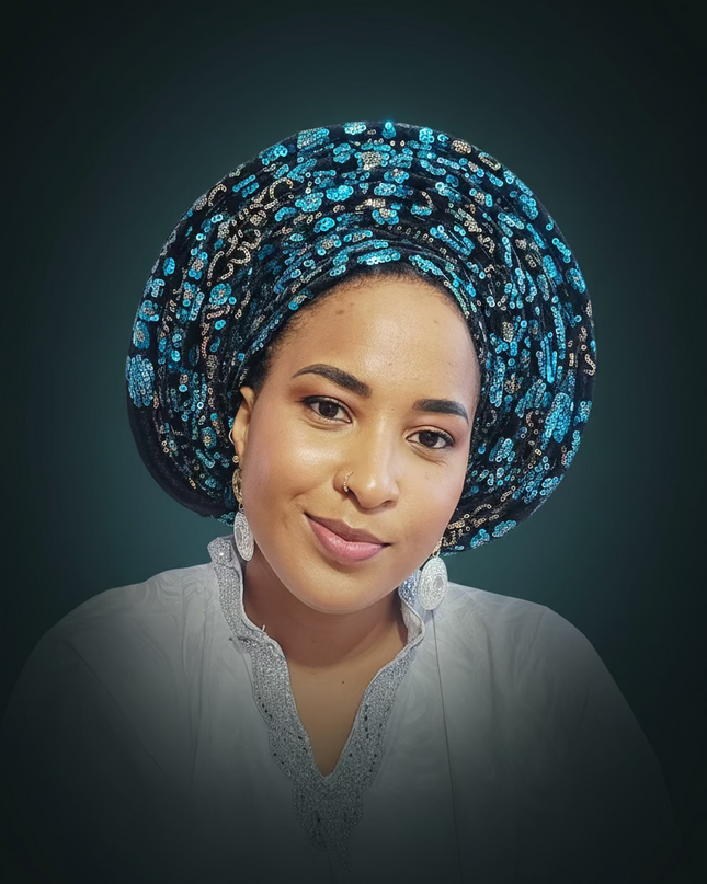 Chapeau nigérian - Bleu noir