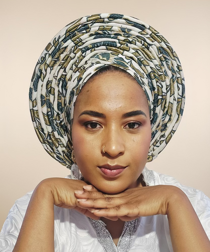 Chapeau nigérian grand - Vert