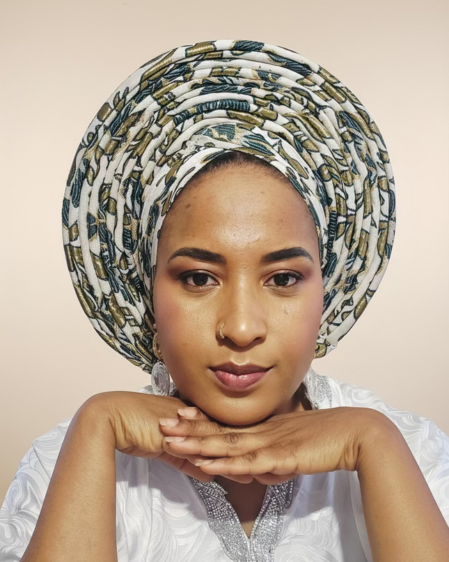 Chapeau nigérian grand - Vert